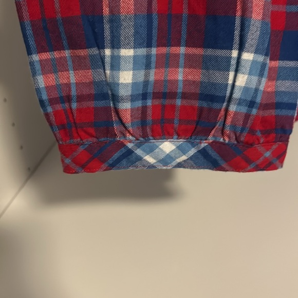 J Crew size L ruffle flannel - Picture 5 of 6